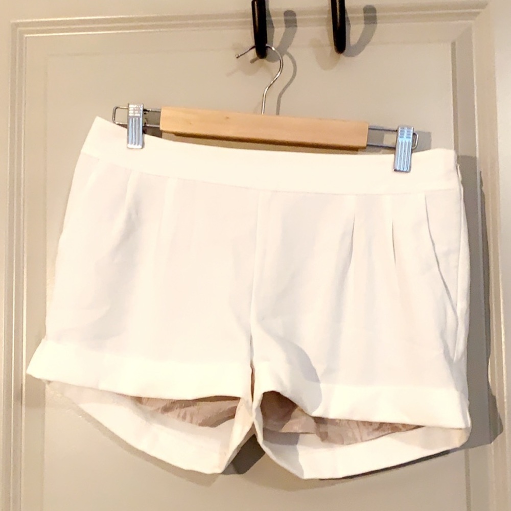 White dress shorts